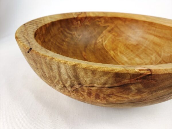 red maple figured bowl